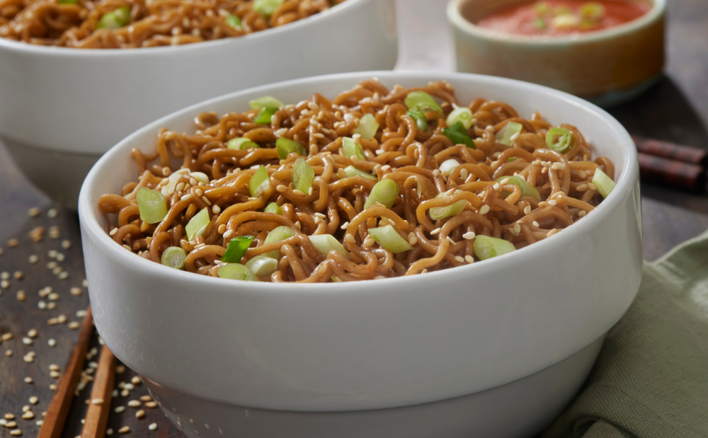 Garlic Sesame Thin Rice Noodles